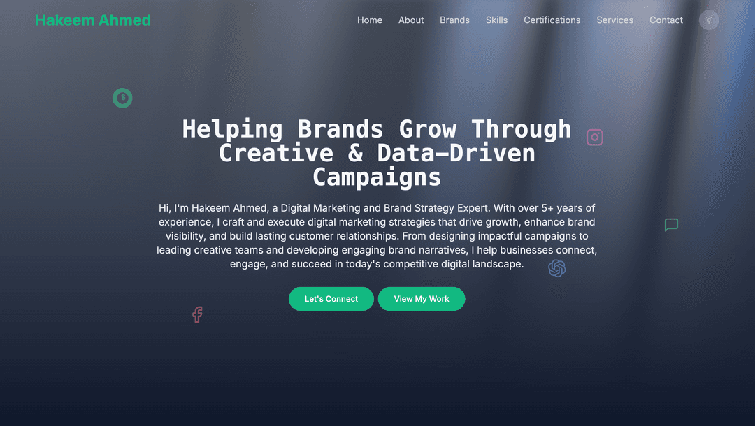 Hakeem Ahmed | Personal Portfolio