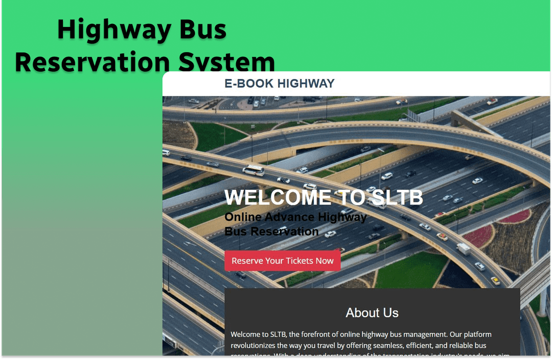 E-Book Highway Bus Reservation System